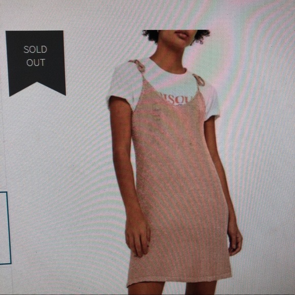 Rose Gold Metallic Slip Dress - Picture 8 of 8